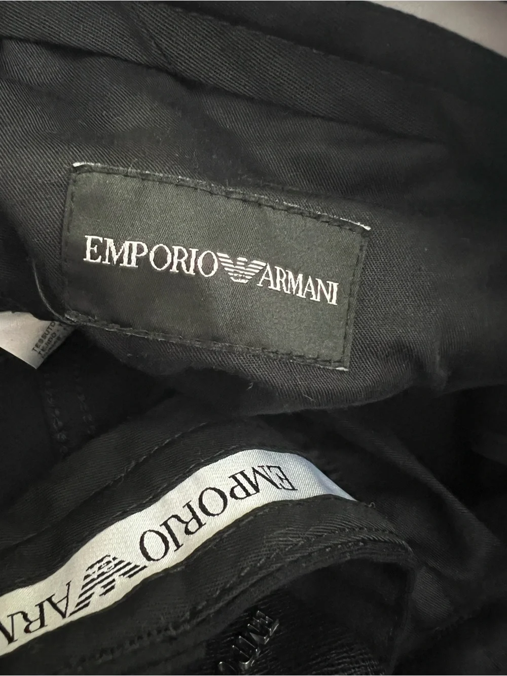 Emporio Armani Black Slim Tapered Men’s Jeans